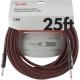 Fender Professional Series Cable Instrumento 7,6m Red Tweed