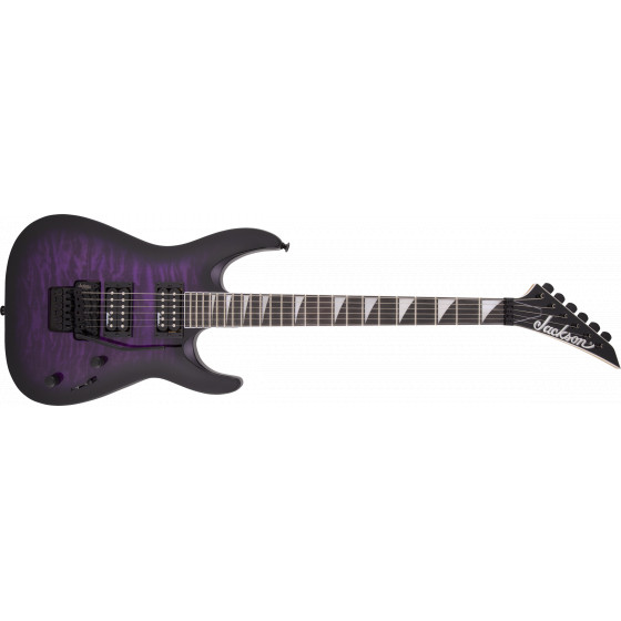 Jackson JS32Q Dinky Transparent Purple Burst