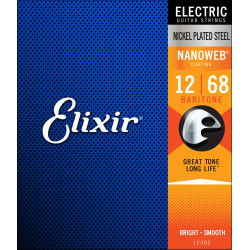 Elixir 12302 Nanoweb 12-68 Electric Baritone