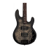 Sterling by Music Man Ray34 HH Poplar Burl Trans Black Satin