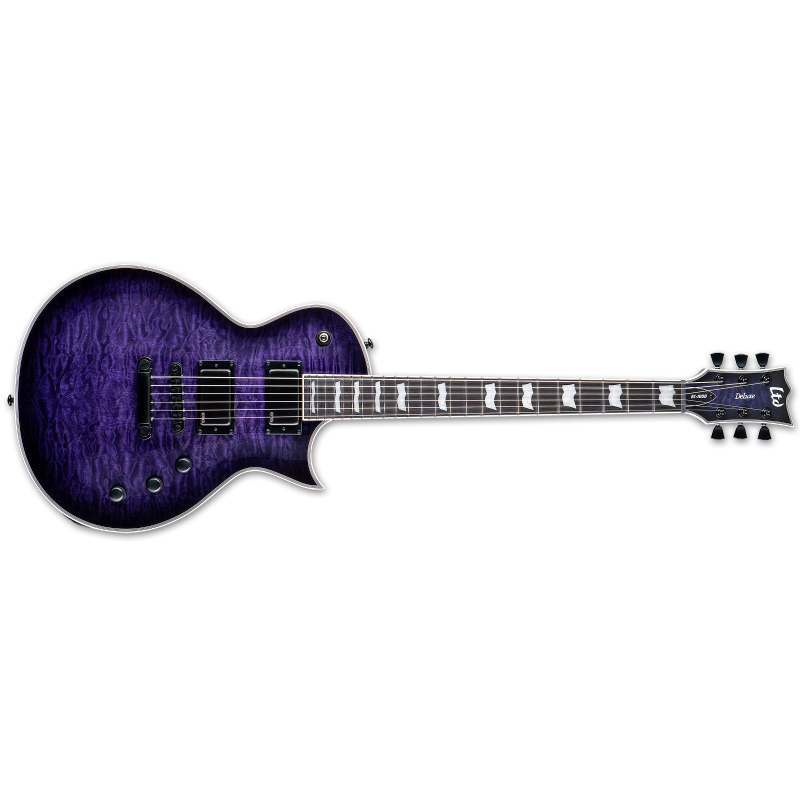 LTD EC-1000 QM See Thru Purple Sunburst