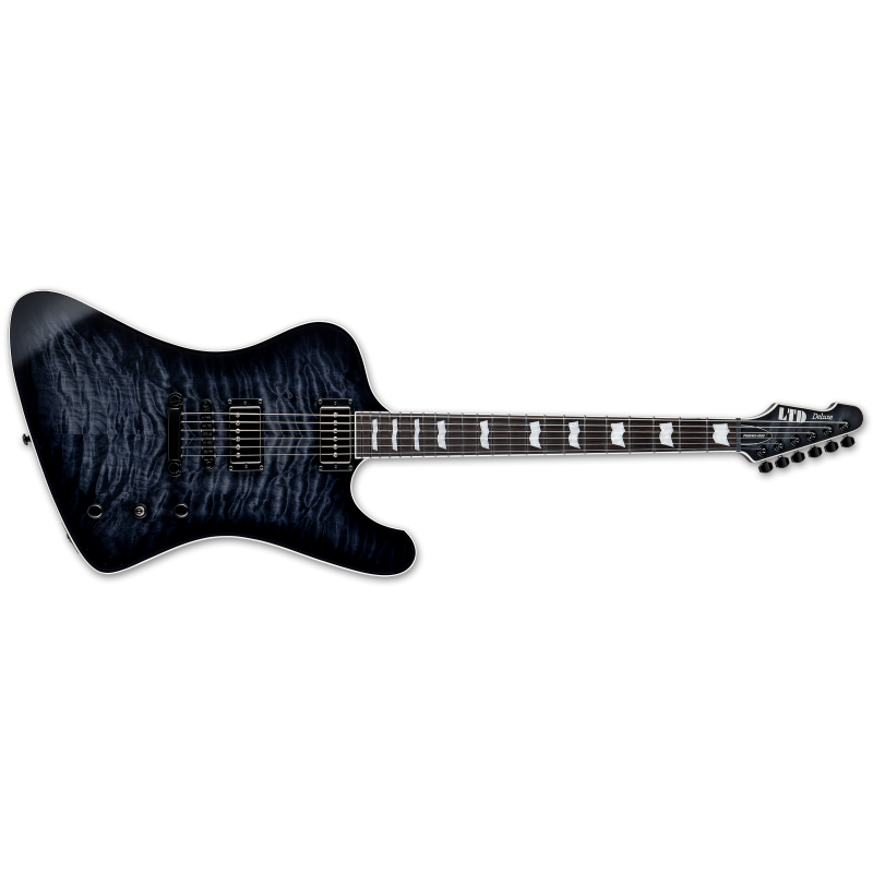 LTD Phoenix-1000 QM See Thru Black Sunburst