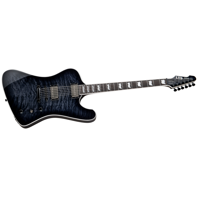 LTD Phoenix-1000 QM See Thru Black Sunburst