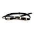 Bourbon Strap Slash Black Leather