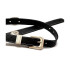 Bourbon Strap Slash Black Leather