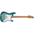 Ibanez AZ22S1F-TXB Transparent Turquoise Burst