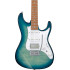 Ibanez AZ22S1F-TXB Transparent Turquoise Burst